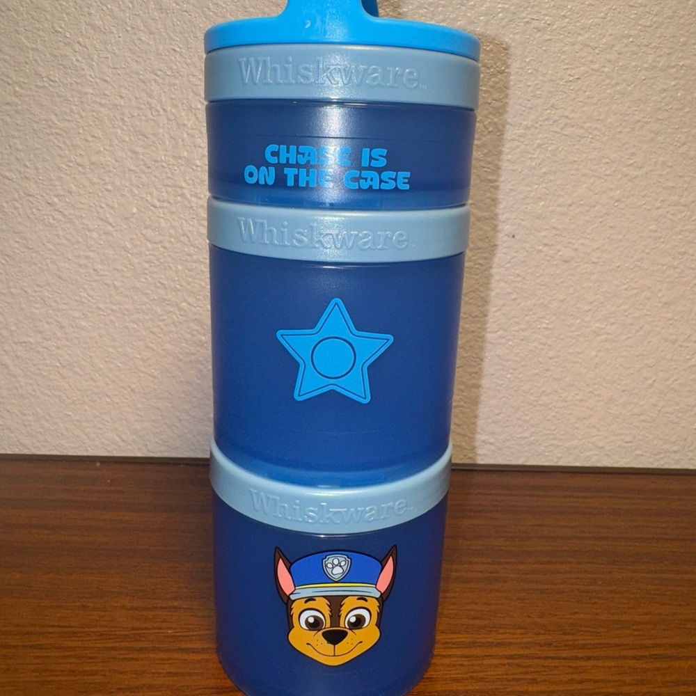 Blue Whiskware Paw Patrol Stackable Snack Container